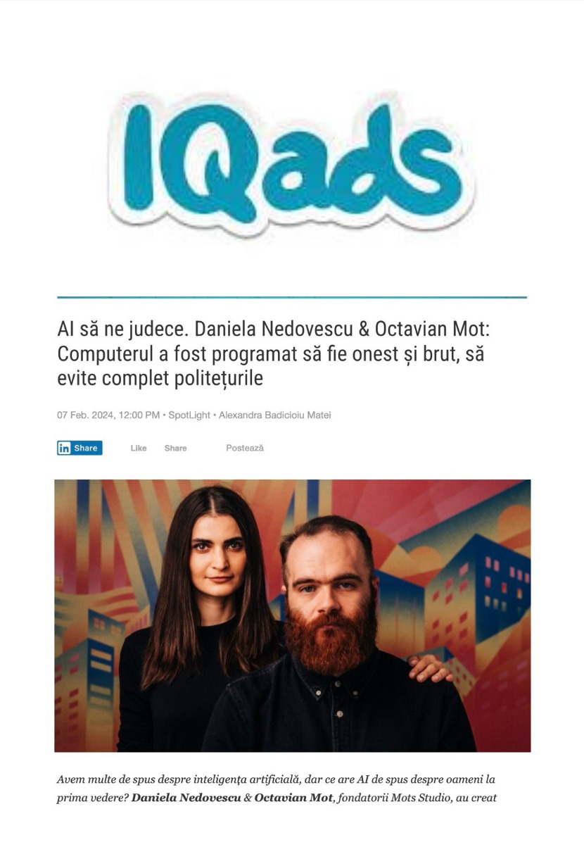 In conversation with iQads Romania