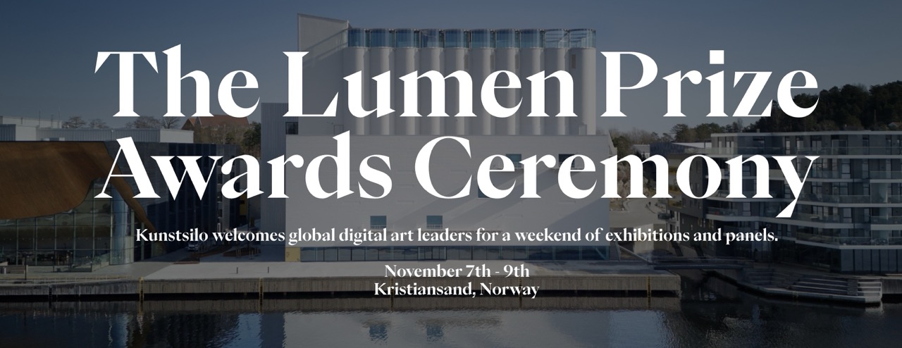 Joining The Lumen Prize Award Ceremony