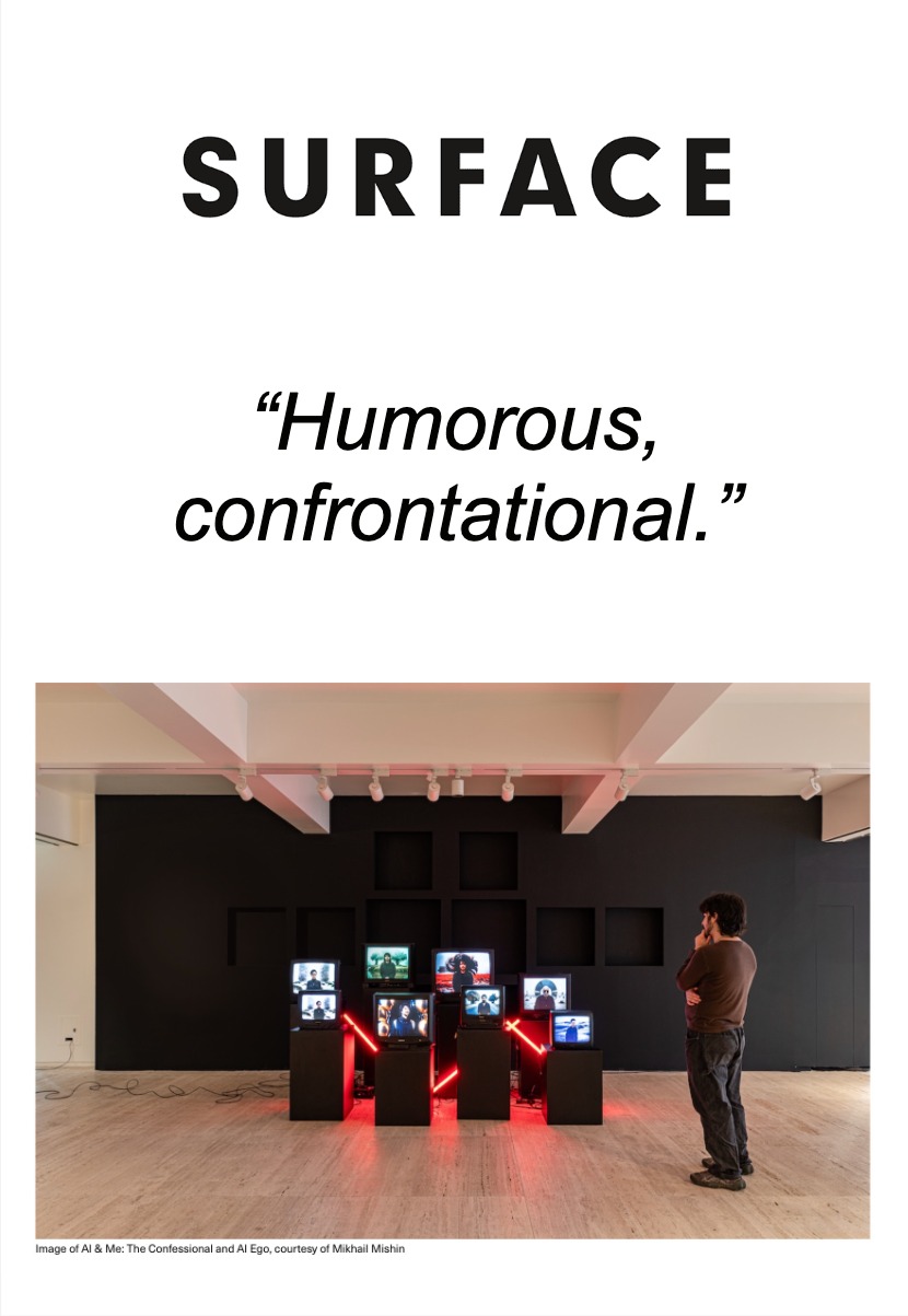 Surface Magazine highlights The Confessional and AI Ego
